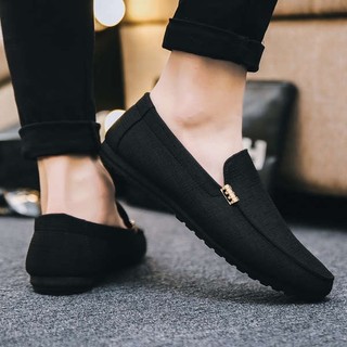 Giày Lười Chất Liệu Canvas Thoáng Khí Thời Trang Mùa Hè Cho Nam