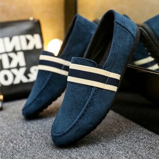 Giày Lười Thoáng Khí Phong Cách Hàn Quốc Thời Trang Cho Nam