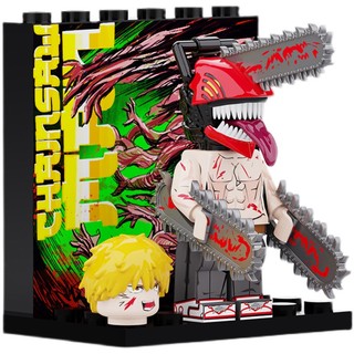 Tương thích với Lego Anime Phổ Biến Siêu Di Chuyển Dây Xích Máy Cưa Xích Người Điện Thời Gian Poppy Tháp Lắp Ráp Giáo Dục Khối Xây Dựng Mô Hình Đồ Chơi
