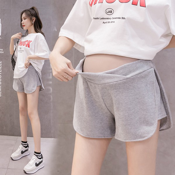 Quần dành cho bà bầu summer low-eo casual all-match maternity shorts