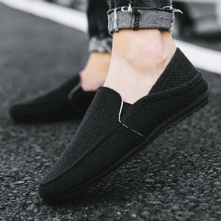 Giày Lười Nam Thoáng Khí Phong Cách Mùa Hè Cá Tính