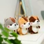 Móc Khóa Hình Chú Sóc Nhồi Bông Đuôi To Dễ Thương