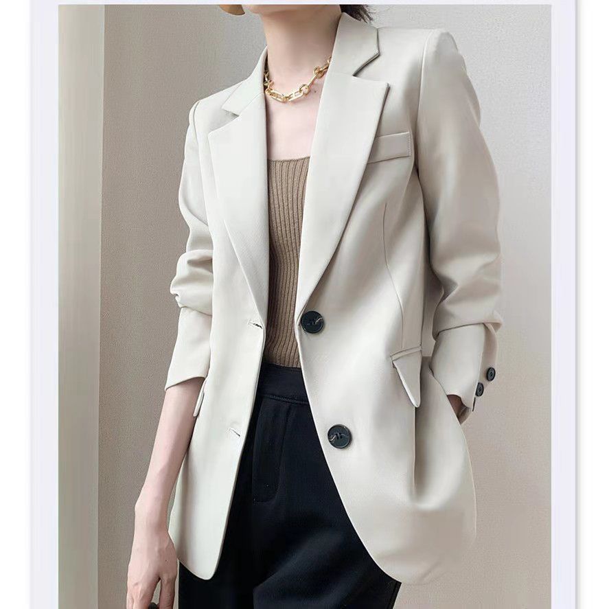 Áo Khoác Blazer Mỏng Phong Cách Hàn Quốc Thời Trang Cao Cấp Cho Nữ
