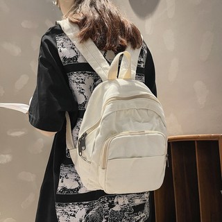 Ba Lô Mini Vải Canvas Xinh Xắn Dành Cho Nữ