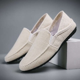 Giày Lười Chất Liệu Canvas Thoáng Khí Thời Trang Mùa Hè Cho Nam