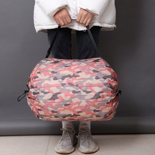 Túi tote vải Oxford siêu thị, dung tích lớn, gập gọn, thân thiện môi trường, đeo vai phong cách Nhật Bản