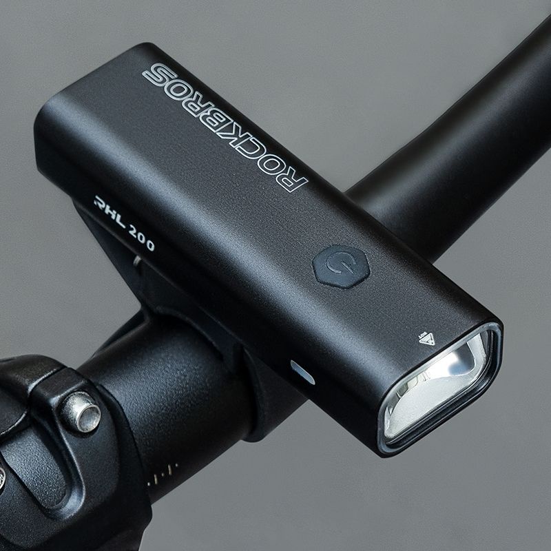 Đèn Pha Xe Đạp 06377 rock brothers Siêu Sáng Sạc usb Chống Mưa Tiện Dụng