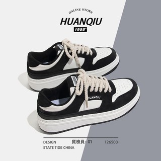 Giày Thể Thao Đế Dày Màu Trắng Đen Phong Cách Hàn Quốc Thời Trang Mùa Thu 2022