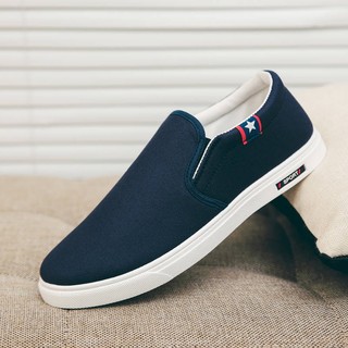Giày Thể Thao Vải canvas Thời Trang Phong Cách Hàn Quốc Cho Nam