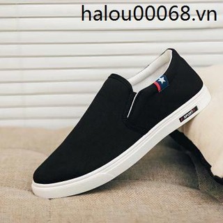 Giày Thể Thao Vải canvas Thời Trang Phong Cách Hàn Quốc Cho Nam