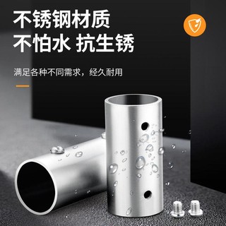 Đầu nối ống thép không gỉ Đầu nối ống mở rộng trực tiếp Ống thép Kết nối bên ngoài Mông Đầu nối mở rộng ống thép trực tiếp