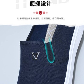 Giày Lười Vải canvas Đế Mềm Nhẹ Thoáng Khí Chống Trượt Phong Cách Cổ Điển Bắc Kinh Cho Nam