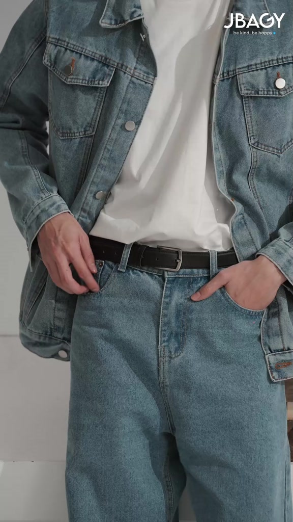 Áo khoác Jean nam form Relax chất liệu Denim Cotton - JK2402