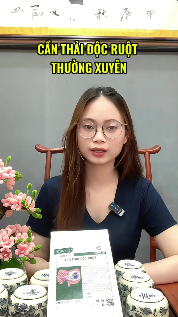 Trà thải độc ruột Calen Nature's Farm giảm tích tụ axit uric, ngăn ngừa gout và thông ruột nhuận tràng bịch 30 lọc