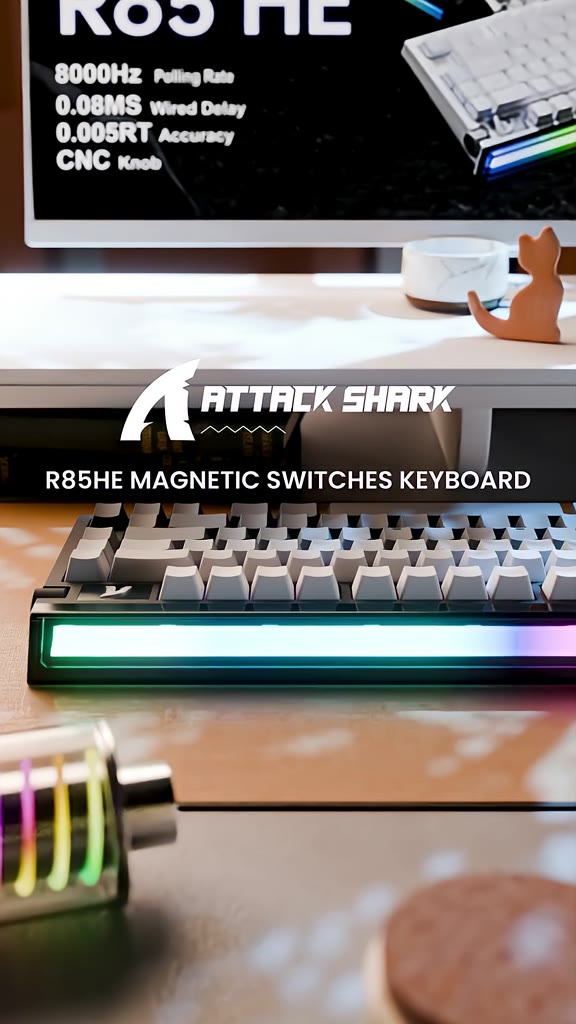 Bàn Phím Gaming Attack Shark R85 HE Switch Từ Tính, Rapid Trigger 0 ...