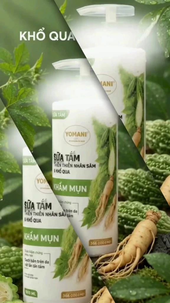 Combo 2 sữa tắm YOMANI thiên nhiên 1600ml