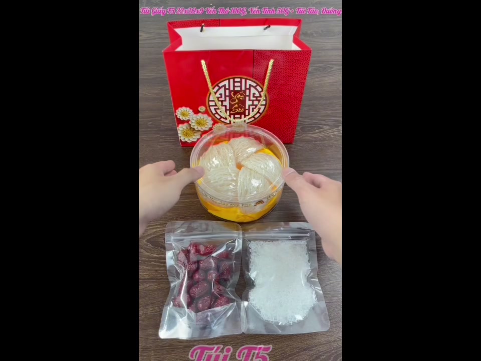 (COMBO 10 TÚI) Túi Giấy Đựng Hộp Yến Sào - Set T4 - T5 - T6 - T7 Cao Cấp
