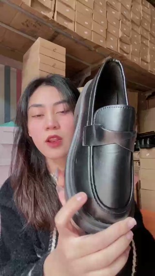 Giày loafer giày da nữ đế răng cưa cao 5cm phong cách retro dành cho nữ ...