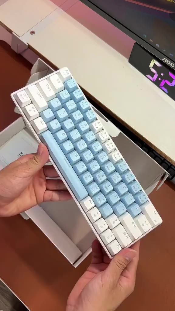 Bàn Phím Cơ Không Dây Bluetooth Atas ZA641 v2 - Red Swtich Có Hotswap ...