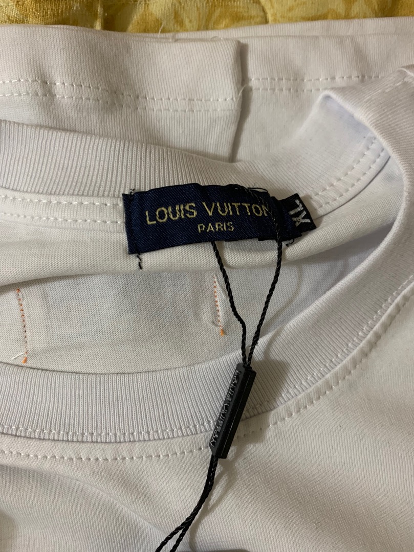 Áo thun nam Louis Vuitton Trắng LV02 - LOUIS LUXURY