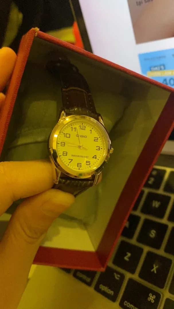 Bộ sản phẩm đồng hồ Casio LTP-V001GL-9BUDF