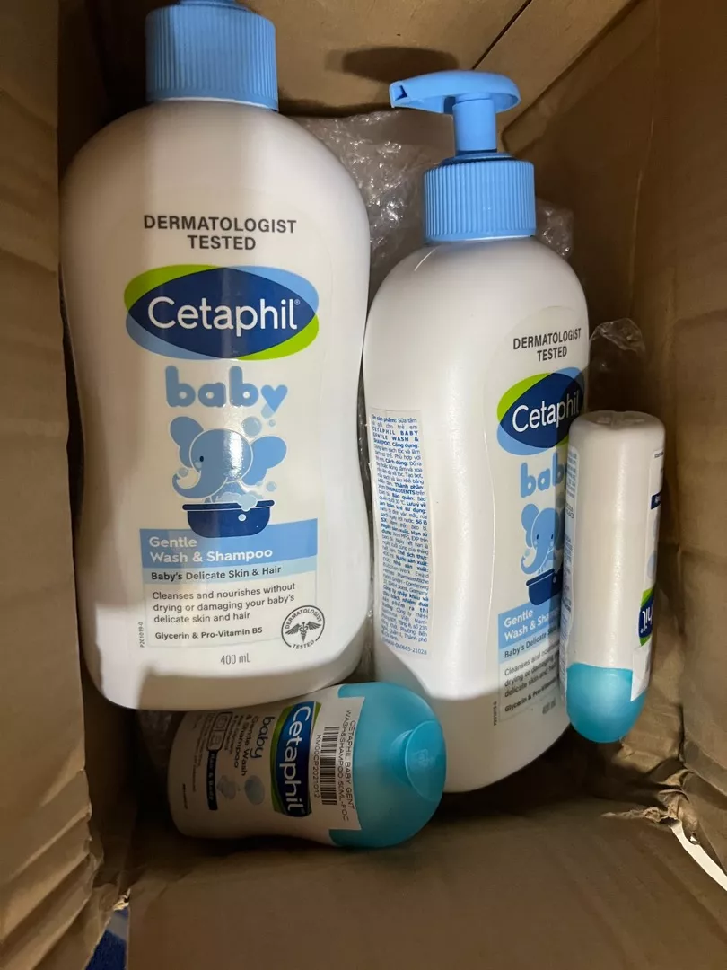 Combo 2 sữa tắm gội Cetaphil Baby Gentle Wash & Shampoo 400ml