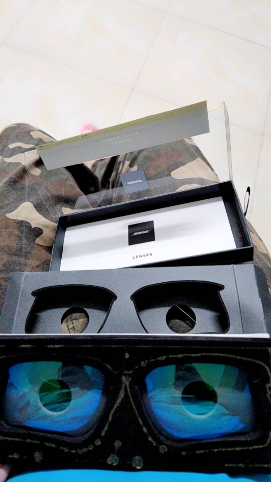 Chi tiết tròng kính phân cực Bose Lenses Tempo