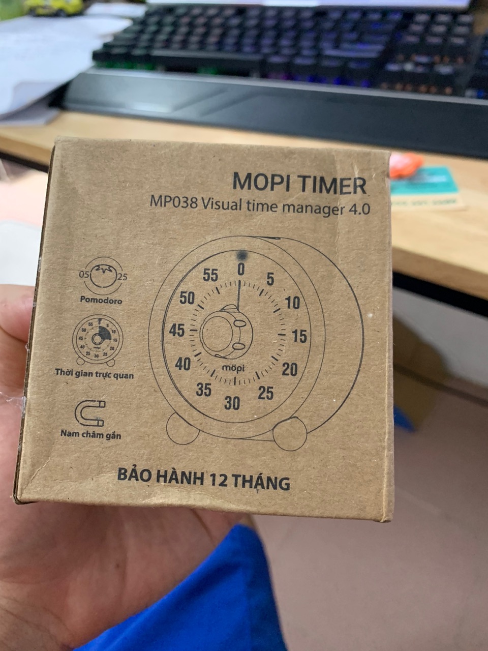Đồng hồ đếm ngược Pomodoro học bài tập trung, Mopi timer MP0 - ảnh 6