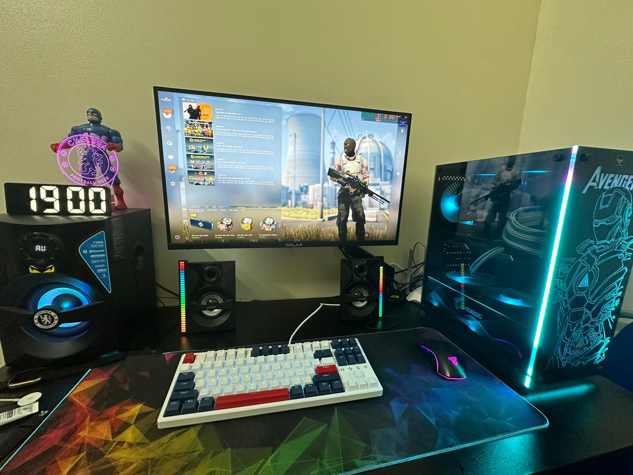 Bàn phím cơ K87 Ziyou RGB
