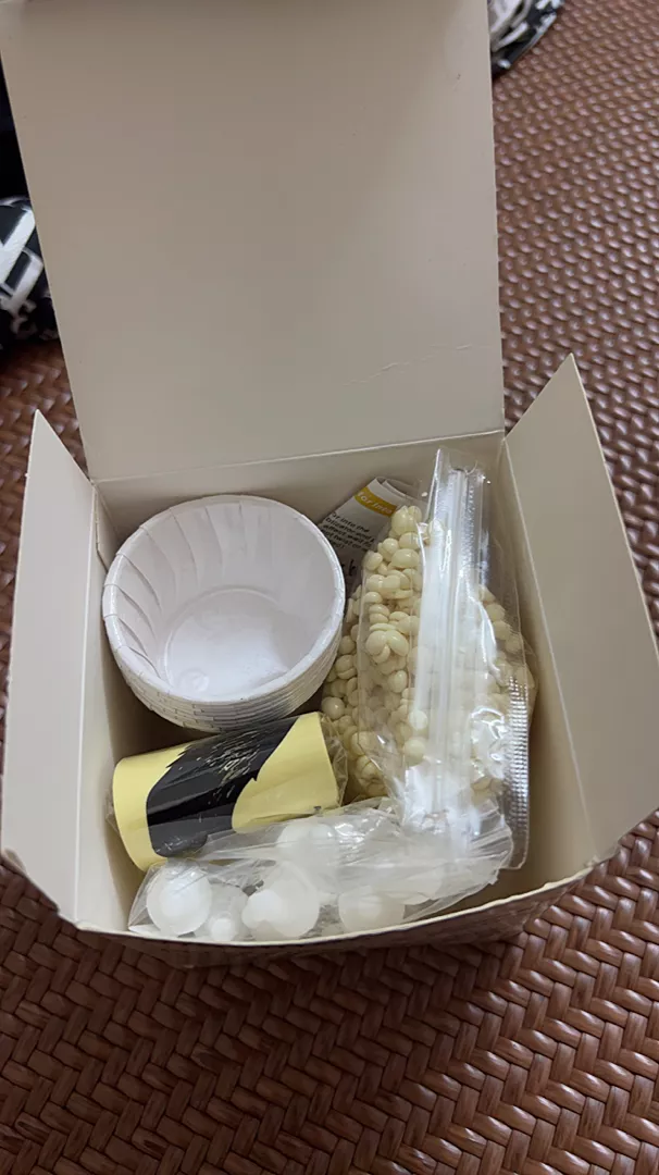 Nose Hair Wax Kit, Paper-free Honey Bean Solid Hair Removal Wax Nose Set photo review