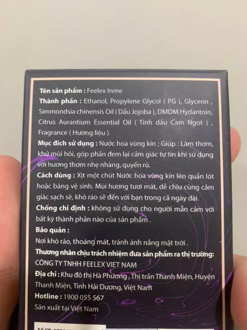 C24 by Feelex 5ml mùi hương Sweetie
