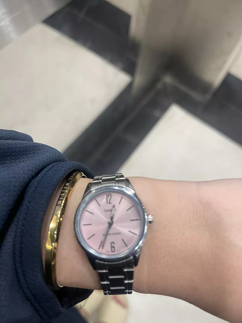 Đồng hồ nữ Casio LTP-V005D-4BUDF dây thép không gỉ chính hãng