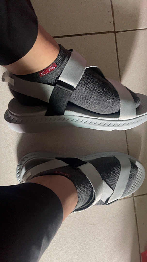 Sandal Shondo màu xám phối đen