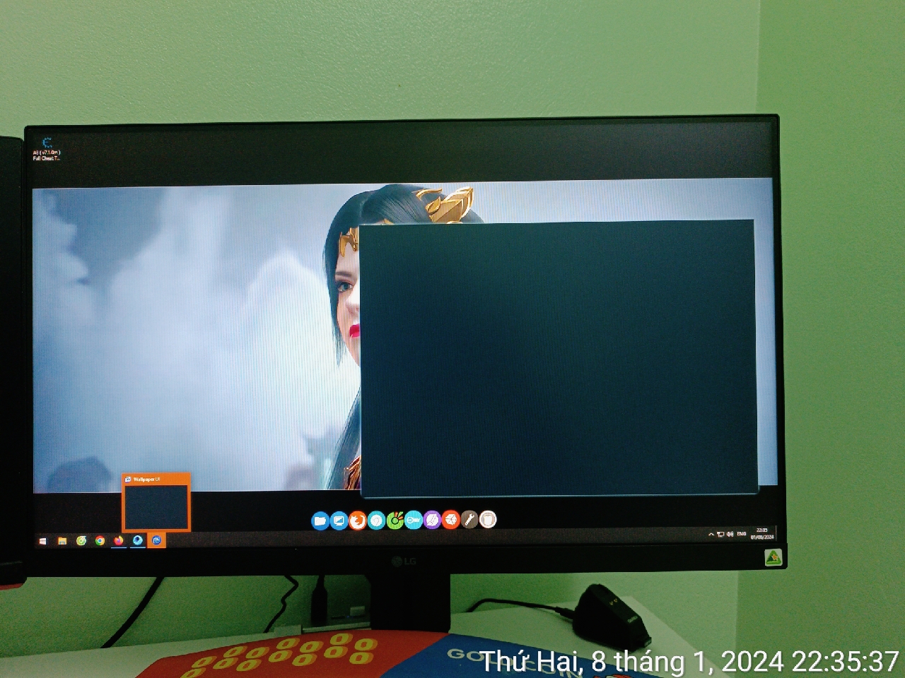 LG 24G411A-B kích thước 24 inch