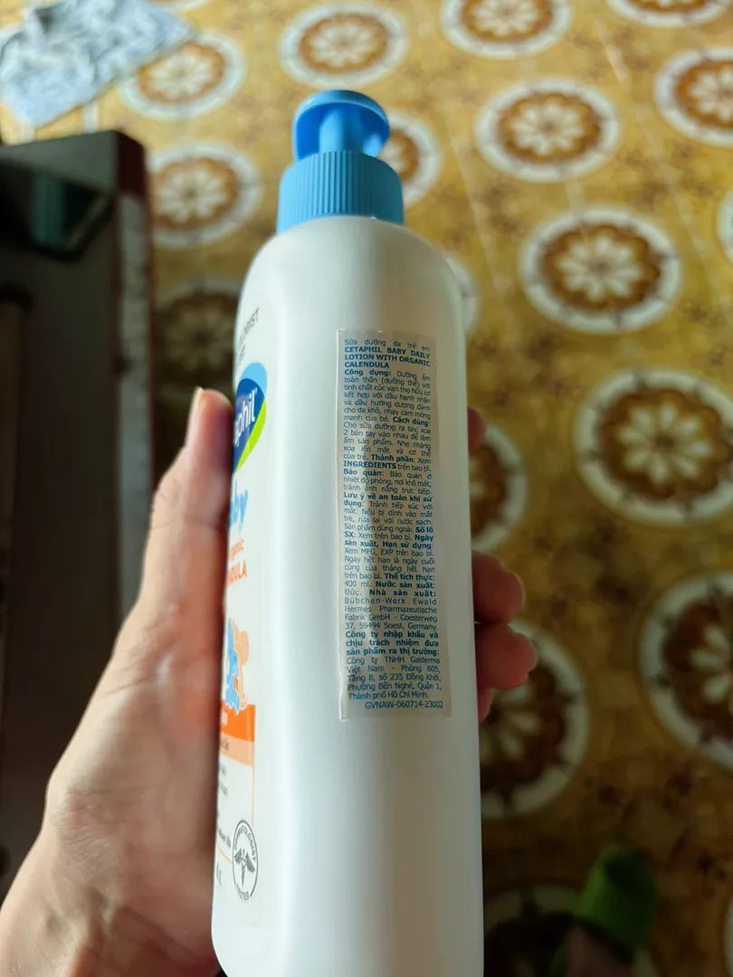 Cetaphil Baby Lotion Calendula dưỡng ẩm dịu lành cho da bé