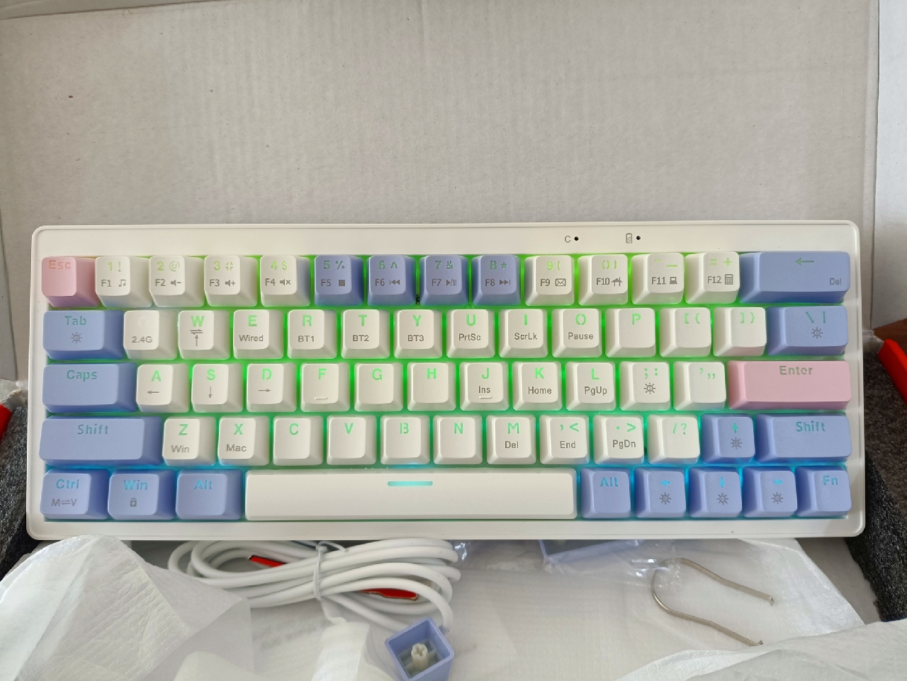 Layout 68% của bàn phím K68
