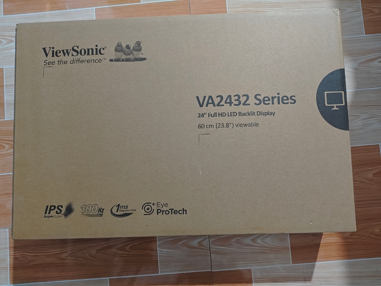 Thiết kế màn hình ViewSonic VA2432A-H