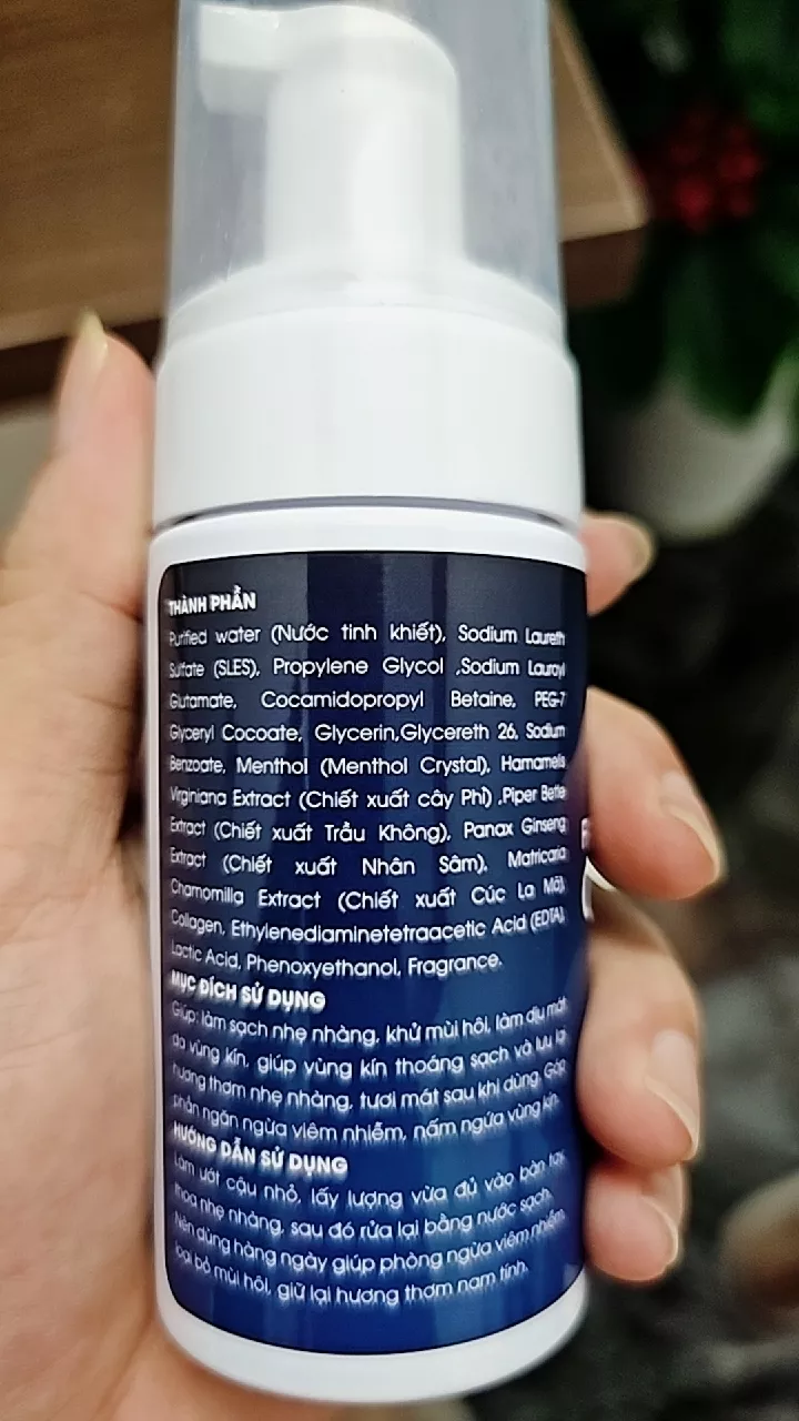 Ba phiên bản mùi hương bọt vệ sinh nam Feelex Care Men