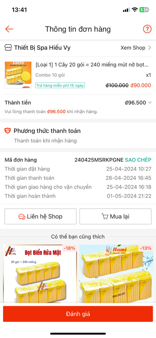 Ảnh đánh giá