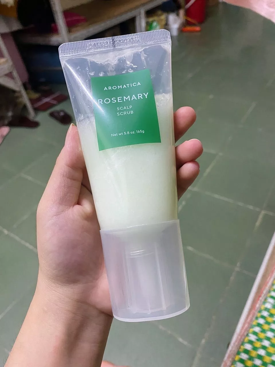 Thành phần tẩy tế bào chết da đầu Aromatica