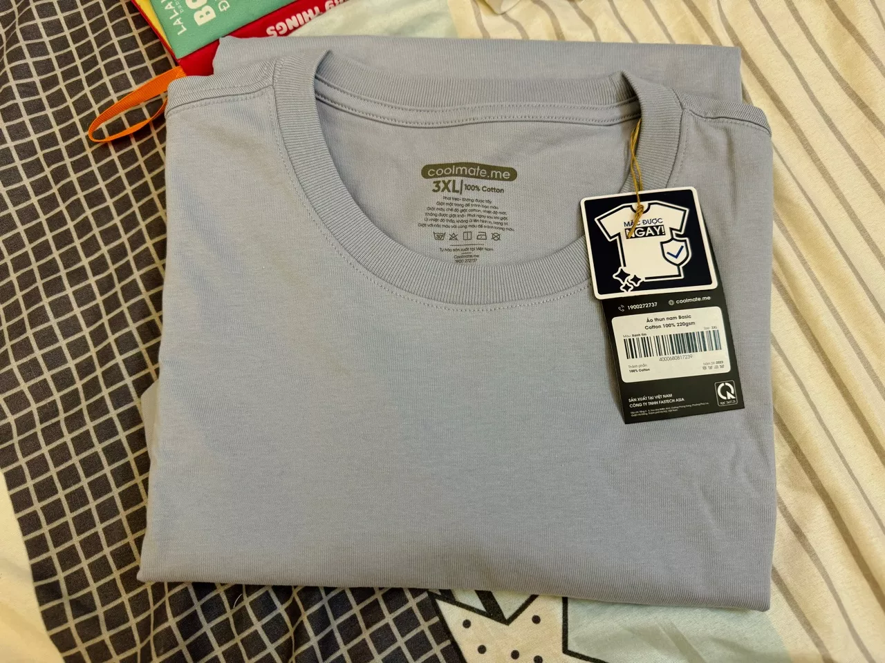 Ao thun basic mat truoc
