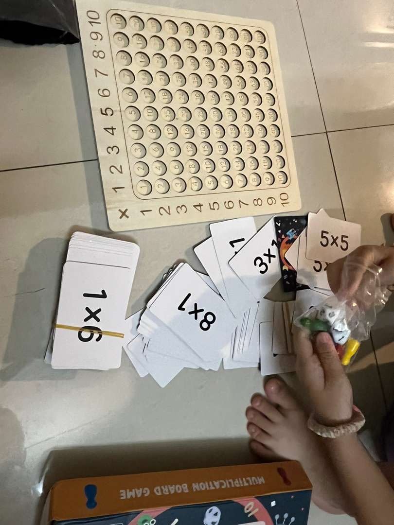 Bộ thẻ phép nhân và quân cờ