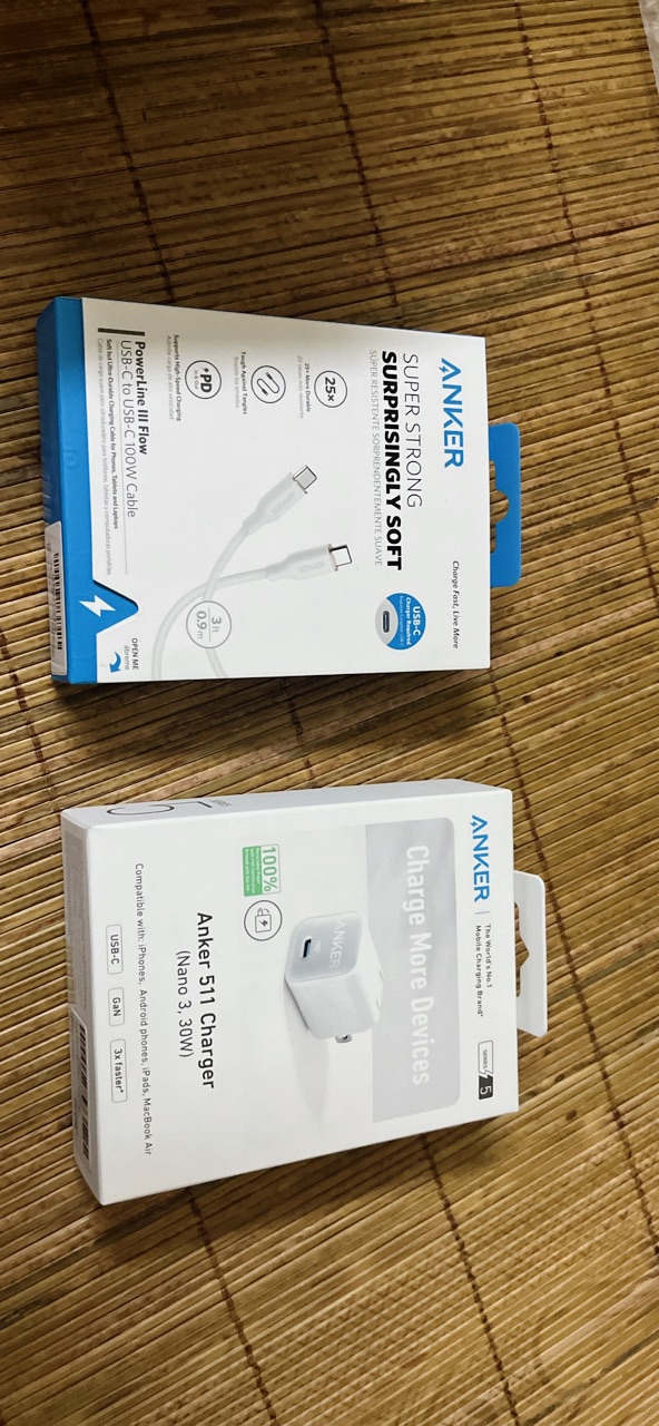 Bộ sạc và cáp Anker