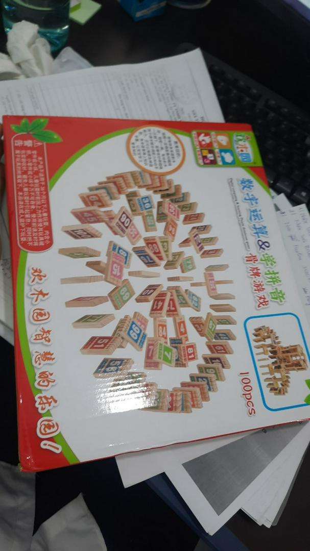 Bé có thể xếp domino số học