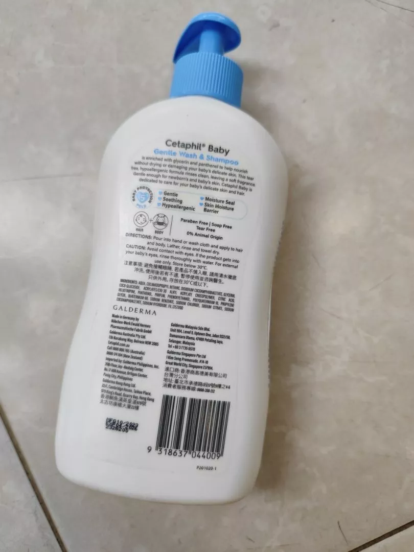 Cetaphil Baby Gentle Wash and Shampoo 400ml