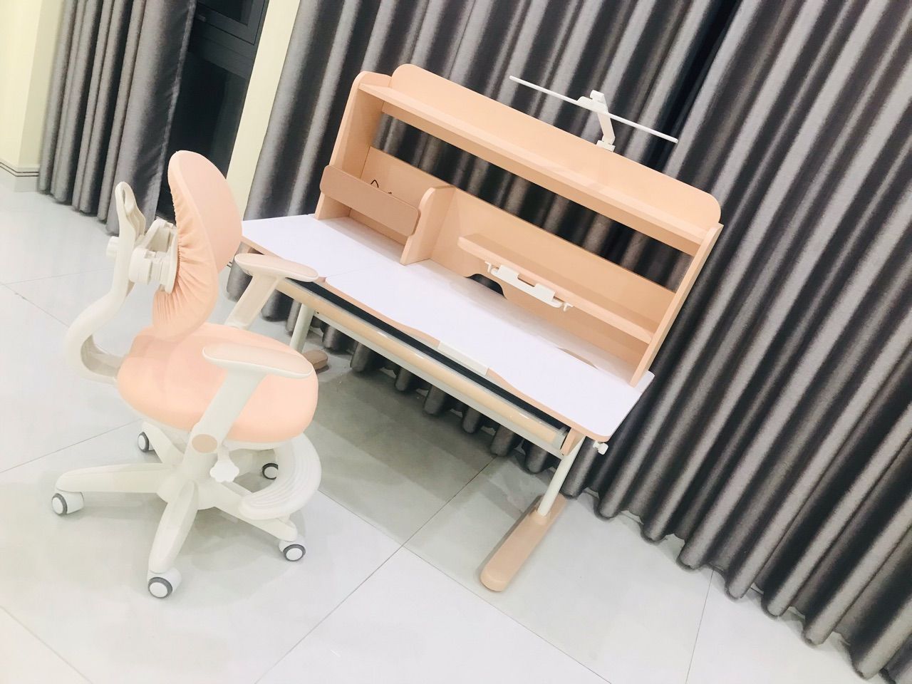 Bàn học cho bé HTDkids T100 + T200 ( Mặt bàn rộng 100CM và 1 - ảnh 1