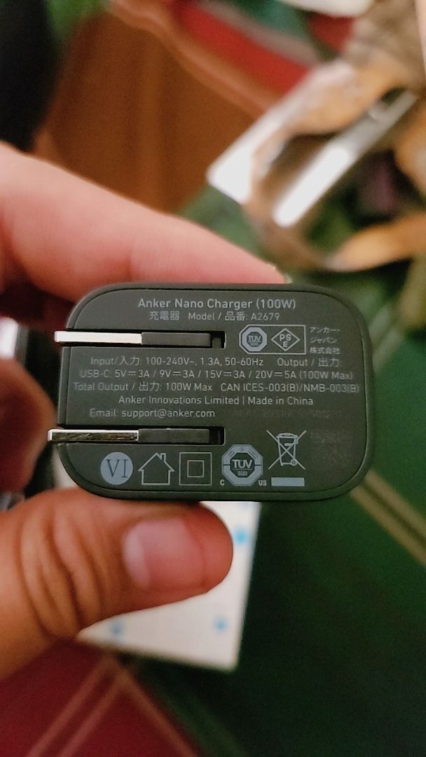 Thông số bộ sạc Anker Nano