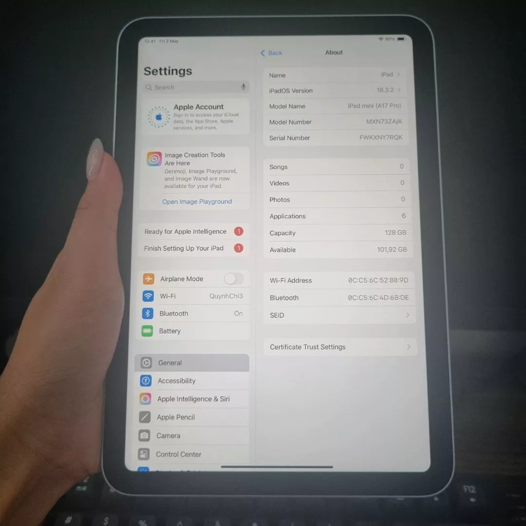iPad Mini 7 màu sắc