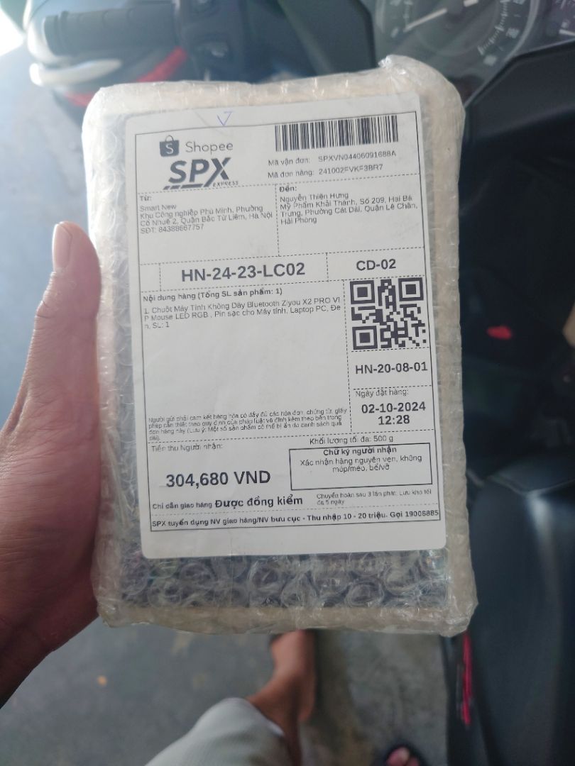 Các kết nối của chuột Ziyou X2 Pro