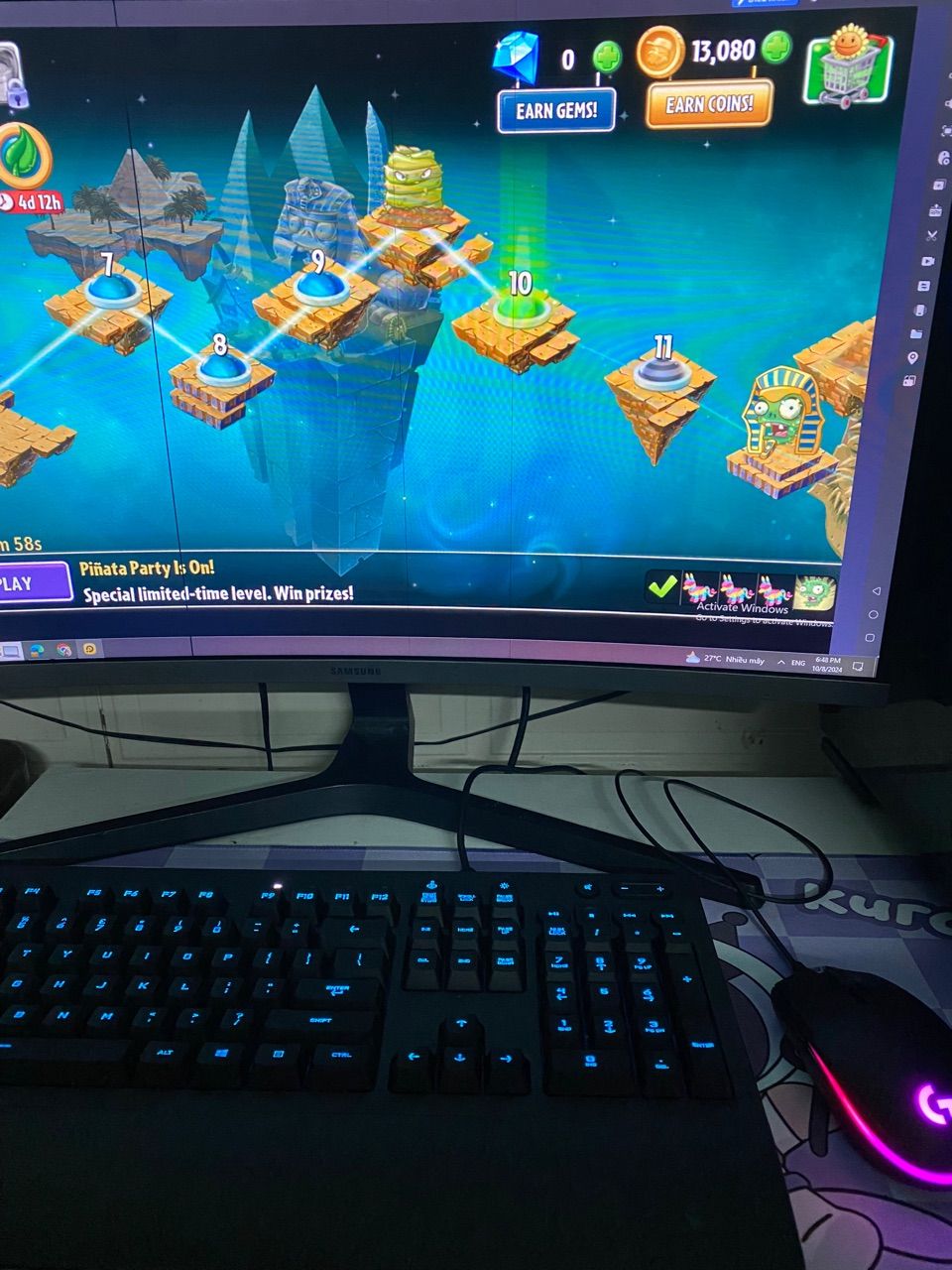 Combo gaming Logitech